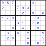 Судоку 9х9 #1157 легкий