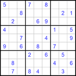 Судоку 9х9 #1013 средний