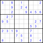 Судоку 9х9 #1014 средний