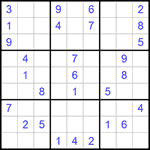 Судоку 9х9 #1015 средний