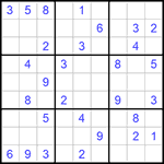 Судоку 9х9 #1019 средний