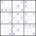 Судоку 9х9 #1028 средний