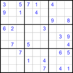 Судоку 9х9 #1037 средний