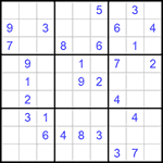Судоку 9х9 #1043 средний