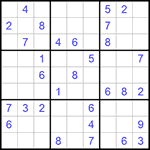 Судоку 9х9 #1053 средний