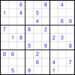 Судоку 9х9 #1060 средний