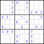 Судоку 9х9 #1062 средний