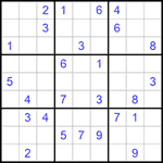 Судоку 9х9 #1066 средний