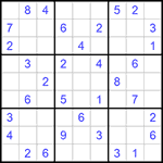 Судоку 9х9 #1069 средний