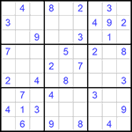 Судоку 9х9 #1070 средний