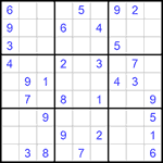 Судоку 9х9 #1085 средний