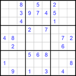 Судоку 9х9 #1092 средний