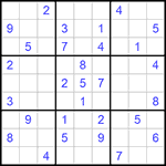 Судоку 9х9 #1097 средний