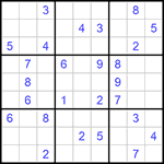 Судоку 9х9 #1106 средний