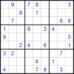 Судоку 9х9 #1108 средний