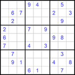 Судоку 9х9 #1113 средний