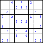 Судоку 9х9 #1115 средний