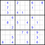 Судоку 9х9 #1126 средний