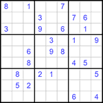 Судоку 9х9 #1127 средний