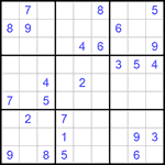 Судоку 9х9 #1130 средний