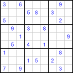 Судоку 9х9 #1112 трудный