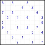 Судоку 9х9 #1010 очень трудный