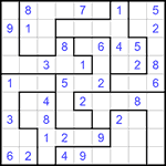 Судоку-пазл 9х9 #267 легкий