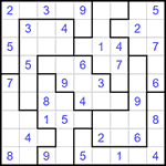 Судоку-пазл 9х9 #270 легкий