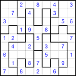 Судоку-пазл 9х9 #271 легкий