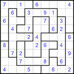 Судоку-пазл 9х9 #273 легкий