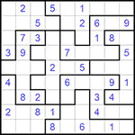 Судоку-пазл 9х9 #290 легкий