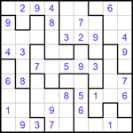 Судоку-пазл 9х9 #291 легкий