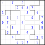 Судоку-пазл 9х9 #300 легкий