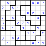 Судоку-пазл 9х9 #302 легкий