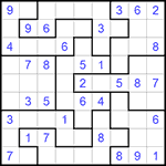 Судоку-пазл 9х9 #305 легкий