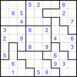 Судоку-пазл 9х9 #264 средний