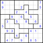 Судоку-пазл 9х9 #265 средний