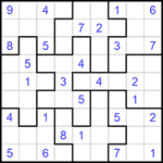 Судоку-пазл 9х9 #273 средний