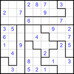 Судоку-пазл 9х9 #285 средний