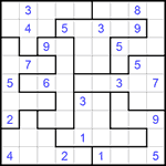 Судоку-пазл 9х9 #254 очень трудный