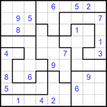 Судоку-пазл 9х9 #255 очень трудный