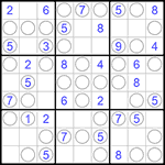 Судоку “Чет-нечет” 9х9 #199 легкий