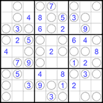 Судоку “Чет-нечет” 9х9 #200 легкий