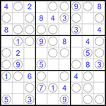 Судоку “Чет-нечет” 9х9 #202 легкий