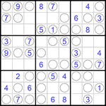 Судоку “Чет-нечет” 9х9 #205 легкий