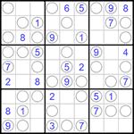 Судоку “Чет-нечет” 9х9 #210 легкий