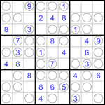 Судоку “Чет-нечет” 9х9 #212 легкий