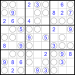 Судоку “Чет-нечет” 9х9 #213 легкий