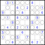 Судоку “Чет-нечет” 9х9 #217 легкий