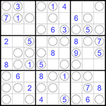 Судоку “Чет-нечет” 9х9 #218 легкий